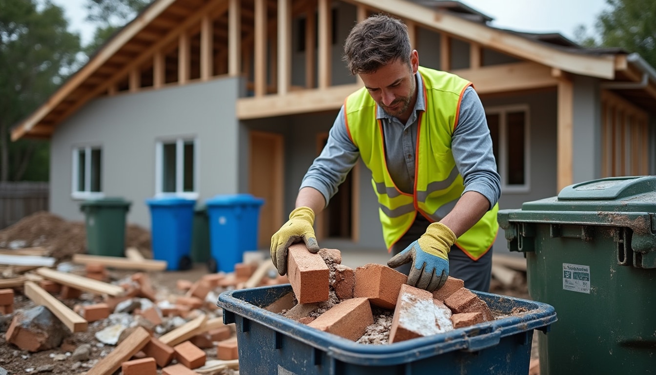 découvrez les obligations des particuliers pour trier, évacuer et déposer leurs déchets de chantier dans les filières adaptées.